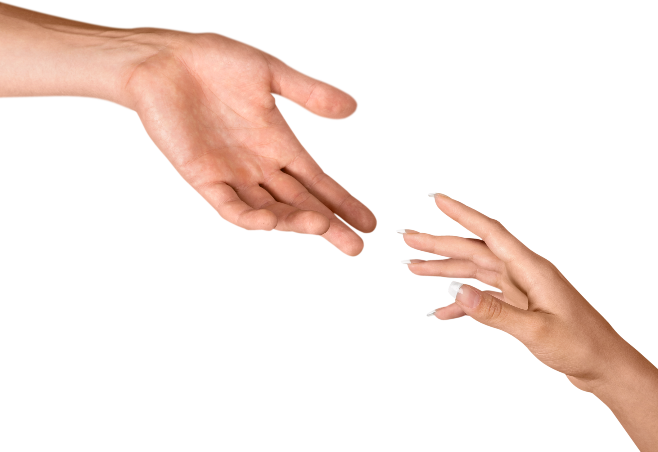 Reaching Hands